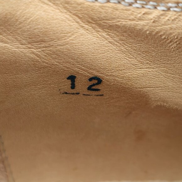 Slick Exotica by David Eden Pink Maroon Ostrich Lizard Dress Shoes Mens 12 Derby - Picture 12 of 12